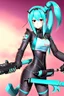 Placeholder: hatsune leeku with more big weapons