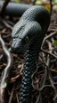 Placeholder: A snake head cobra black vein, human veins, mixing together a lot of them, like a forest, big and small veins a lot of them,