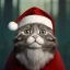 Placeholder: a beautiful portrait of a cute king cat dressed as santa, by greg rutkowski and wlop, high key lighting, volumetric light, digital art, highly detailed, fine detail, intricate, ornate, complex, octane render, unreal engine, photorealistic unreal 5, octane render, cinema4d, redshift render, hyper realistic, cenematic, vibrancy, synthwave, retouch, centered, dynamic lighting, dramatic lighting, 4k, highly detailed, attractive beautiful, realistic, epic composition, holographic,