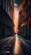 Placeholder: A Street Road from lower angle beautiful, realistic, photography, cinematic,4k