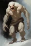 Placeholder: A giant, snarling albino Werewolf - oil painting by Frank Frazetta