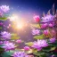 Placeholder: one big crystal subtle lotus in a galactic ambiance with a beautiful fairy, delicate colors, finely tuned detail, ultra high definition, 8 k, unreal engine 5, ultra sharp focus