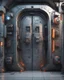 Placeholder: futuristic door hitech technological gadgets HAWKEN photorealistic uhd 8k VRAY highly detailed HDR