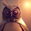 Placeholder: depth of field, Steampunk Owl, extreme detail, Photorealism, macro lens 70mm,bokeh, cinema4d, 8k, unreal engine 5, redshift render