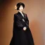 Placeholder: Full body portrait, painting, medium shot lady Hadeko Fashion