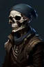 Placeholder: Portrait of cool Skelton in combat clothed