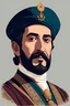 Placeholder: Isma'il Pasha, (اسماعیل پاشا) Khedive, Ismail Pasha, Vector, Illustration, Real, 3/4 view, Digital Painting, flat color, 3/4 view, Position,