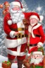 Placeholder: santa claus with rudolf