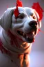 Placeholder: blood-stained Dog,hdr, 16k, octane effect, unreal engine , cinema 4d