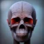 Placeholder: analog style,ice crystal skull portrait, simmetric eyes, ambient, ultra realistic photo, unreal engine, paloroid, 100mm --aspect ratio 1:1