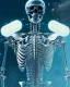 Placeholder: A close up of a frozen skeleton , sharp focus, emitting diodes, smoke, artillery, sparks, racks, system unit, motherboard, by pascal blanche rutkowski repin artstation hyperrealism painting concept art of detailed character design matte painting, 4 k resolution blade runner, digital Art, perfect composition, beautiful detailed intricate insanely detailed octane render trending on artstation, 8 k artistic photography, photorealistic concept art, soft natural volumetric ci