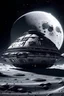 Placeholder: space ship on the moon