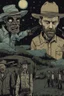 Placeholder: The Walking Dead Universe in the style of Van Gough