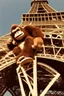 Placeholder: polaroid of donkey kong climbing the eiffel tower