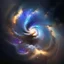 Placeholder: galactic crsytal object in space, cosmic glowing fog vortex, 8k resolution, photorealistic, ultra detailed