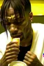 Placeholder: travis scott eating mayonaise whilst crying