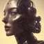Placeholder: portrait full human robot, universe, fourth dimension, realistic, 8k, high quality, extreme detail, symmetrical, colours.
