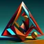 Placeholder: cubistic triangle geometric 3d forms abstract