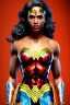 Placeholder: wonder woman in Kente costume portrait, cinematic, ghana colours, african pattern, engraved, high detail