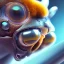 Placeholder: depth of field, cyborg bee, macro lens, hyperphoorealstic, ultra detail, elegant