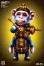 Placeholder: small cute steampunk mechanical monkey