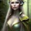 Placeholder: romantic fantasy spray painting, magical forest, portrait of elf