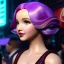 Placeholder: Dove Cameron's highly detailed beautiful face, meticulously detailed multi-hued hair; Happy Meal, cheeseburger, fries, cyberpunk, digital painting, artstation, smooth, sharp focus, flowing, illustration, art by Lisa Frank, artgerm, Greg Rutkowski, Alphonse Mucha and William-Adolphe Bouguereau, cyberpunk, Unreal Engine 5