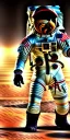 Placeholder: an astronaut in Mars, highly detailed, 3d render