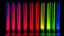 Placeholder: Ein Regenbogen von Links nach rechts, von violett zu rot in Nanometer