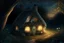 Placeholder: A special evening with a little cottage where the light twinkles and a fairy rests