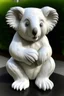 Placeholder: koala carved out of marble