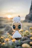 Placeholder: Adventure Amigurumi style, solo, looking at me, standing, full body, barby in bride dress,blurry, big beautiful chibi-style eyes, blurry background, Best quality, masterpiece,bride Art in the style of [Sack Boy | Gene Bilbrew | chibi-style | Amigurumi | Jeff Gord | Temmie | Ransom & Mitchell], unique sculptures, surreal and abstract forms through human forms, illustrative techniques and themes, prominent in magazines during the mid-20th century, detailed ink work, by Satori Canton🧸