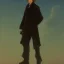 Placeholder: Marty McFly painted by Caspar David Friedrich