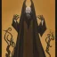 Placeholder: Russian Orthodox nosferatu with multiple eyes and tentacle beard and long arms and fingers