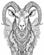 Placeholder: satanist goat tattoo, coloring book page, clean line art, adults drawing book, Black and white only, crisp black lines, sharp lines, coloring page for adults, black and white picture, lots of details, tattoo style,tattoo ideas, full body, without shadows and colors