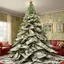 Placeholder: Weird Christmas Tree made out of US twenty dollar bills, surreal, weirdcore, photorealistic, hyper detailed, sharp focus, concept art, by Cindy Sherman, background a suburban living room,