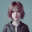 Placeholder: potrait girl look beautiful, eyes like ocean blue, short hair, smile, 8k, rtx, eyebrows like serious, facing left, real, cute, angry expression, tsundere