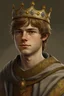 Placeholder: Generate a 12th century portrait of a young, king