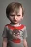 Placeholder: Dahmer toddler, full body, angry, bokeh, hyper realistic