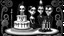 Placeholder: draw a birthday cake with logo number 23 or one candle 23 .Insanely detailed Addams Family movie still with Barbie dolls, art by tim burton