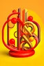Placeholder: Staff of Systematism in the style of games of the Middle Ages, warm colors, three-dimensional model