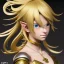 Placeholder: Tomboy elf with blonde hair dressed in gold, Anime Key Visual, by Kentaro Miura, Deep Color, Intricate, 8k resolution concept art, Natural Lighting, Beautiful Composition head and shoulders portrait, 8k resolution concept art portrait by Kentaro Miura, Artgerm, WLOP, Alphonse Mucha dynamic lighting hyperdetailed intricately detailed Splash art"