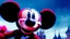 Placeholder: a spider mickey mouse hybrid, photorealism, movie screen capture, horror, sci-fi, retrofuturism, evil, demon-like