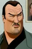 Placeholder: Steven Seagal actor cartoon 2d