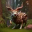 Placeholder: pixar art style of fantasy stag in native environment, monotone color, full body, by mobeius, au naturel, hyper detailed, digital art, trending in artstation, cinematic lighting, studio quality, smooth render, unreal engine 5 rendered, octane rendered, art style by klimt and nixeu and ian sprigger and wlop and krenz cushart