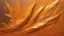 Placeholder: Hyper Realistic Golden-oil-paint-strokes on orange-background with burning-embers on it