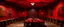 Placeholder: An orangish red Oni themed hibachi restaurant in the lava caverns painted by Mark Rothko