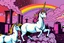 Placeholder: pop art pixels 1000 images industry unicorn style of warhol