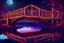 Placeholder: The Sarps Bridge at night :: 8k 3D, hyperdetailed , intricately detailed , Unreal Engine 5, maximalist , airbrush art , pencil sketch , mixed media , radiant , triadic colors , award winning, crisp quality, HDR, cel-shaded, centered