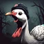 Placeholder: pp goose horror gaming style with the pseudonym Kalypige